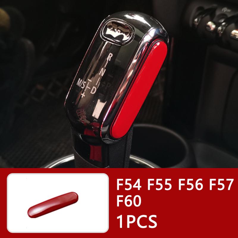 Auto Innenraum ABS Kunststoff Dekorationsabdeckung Roter Modifizierter Aufkleber für BMW MINI Cooper S F54 F55 F56 F57 F60 CLUBMAN Autozubehör
