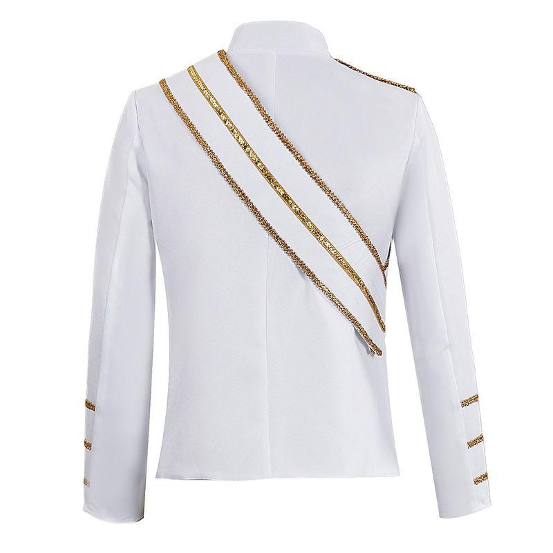 Amazon Cross-Border Medieval Michael Jackson Stage Performance Costume Rock Singer Performance Costume Sequin Outfit