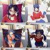 Anime Sleeping Mita Pillow Case Square Pillow Bedroom Sofa Leisure Comfort Cushion Car Living Room Home Decoration 40X40