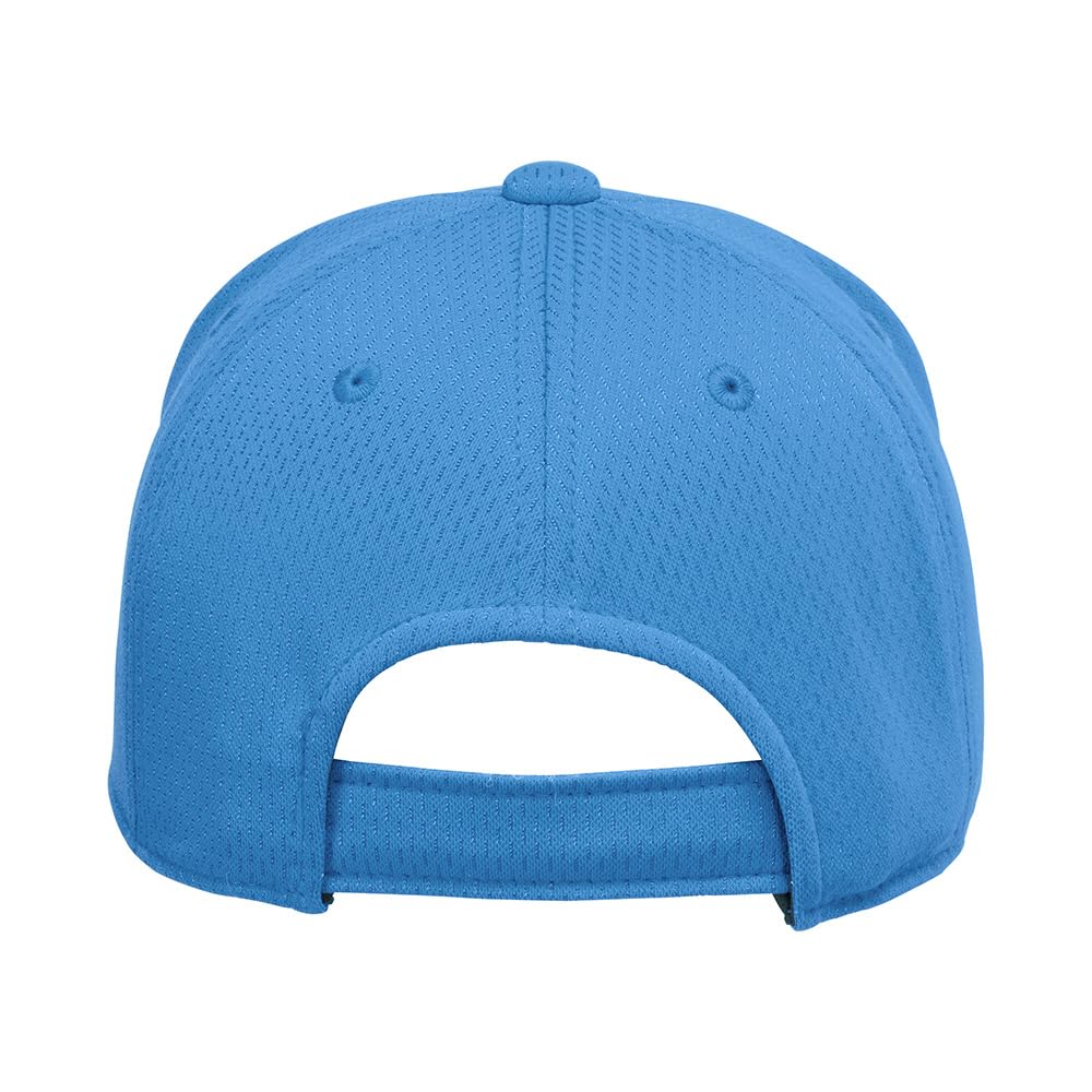 Mizuno Size 27 Blue Baseball/Softball Cap, All-Mesh, Hexagonal, 12JWBB03,