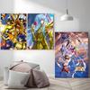 Plakat Saint Seiya Samoprzylepna Sztuka Wodoodporny Papierowy Naklejka Kawiarnia Bar Pokój w Domu Studenckim Dekoracja Ściany