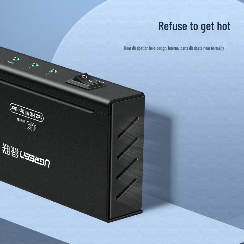 UGREEN 4K HDMI Splitter 1-in 2-out
