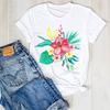 Womens Tshirt Summer Butterfly Cute Fashion 90S Print Ladies Tee Female Top Shirt Clothes Graphic Lady Tops Clothing