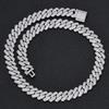 NUOYA Trendy Rapper Jewelry 18K Gold Plated Double Row Diamond Cut Cuban Link Chain Necklace Gift for Men