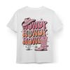 Men's T-shirt With Howdy Howdy Western Unisex White Cotton Plus Size Tee Summer