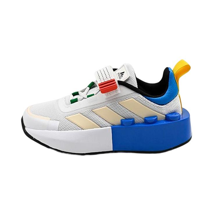 (GS) adidas Tech Runner EL x LEGO  White Shock Blue  Kids  HP5878 EU 38⅔