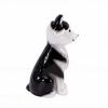 Dog Vase Statue Decorative Handcrafted Resin Dog Shaped Flower Vase for Tabletop Garden Desks Husky Vase