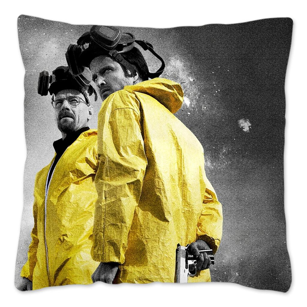 Walter White Meme Pillow Case Home Decoration 100% Polyester Funny Cushion Cover for Sofa Square Pillow Cover 18x18inch