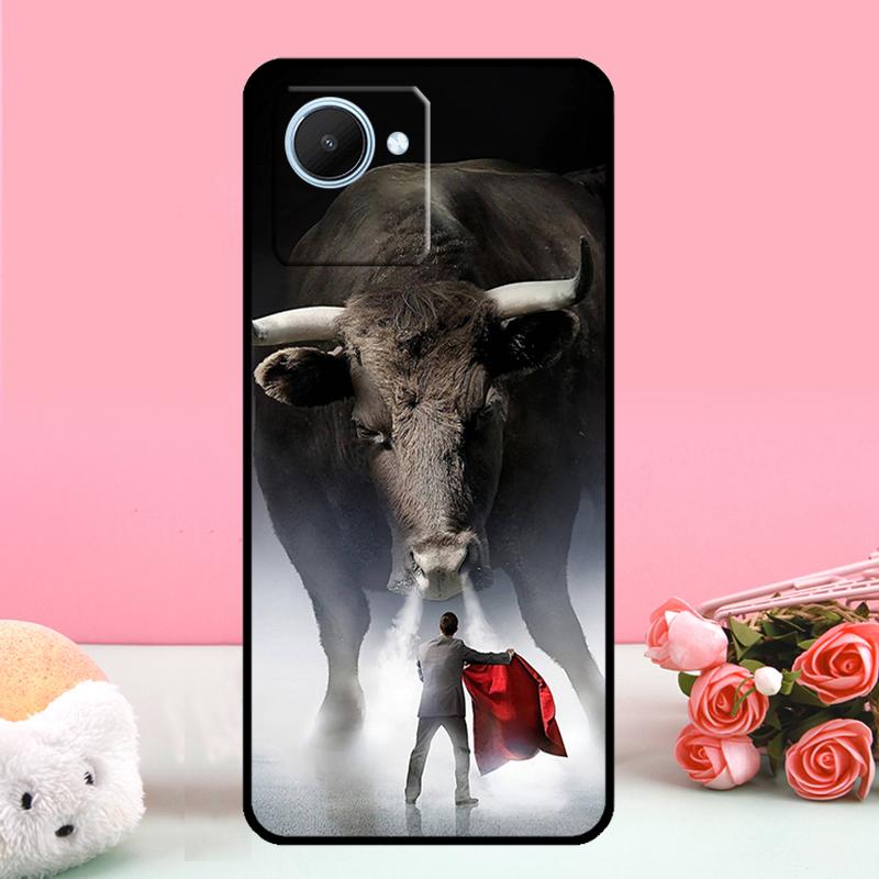 Bullfight Bull Fighter For Realme 12 Pro Plus 9 10 11 GT5 Pro GT Neo5 C21Y C25s C30 C31 C33 C35 C51 C53 C55 Case