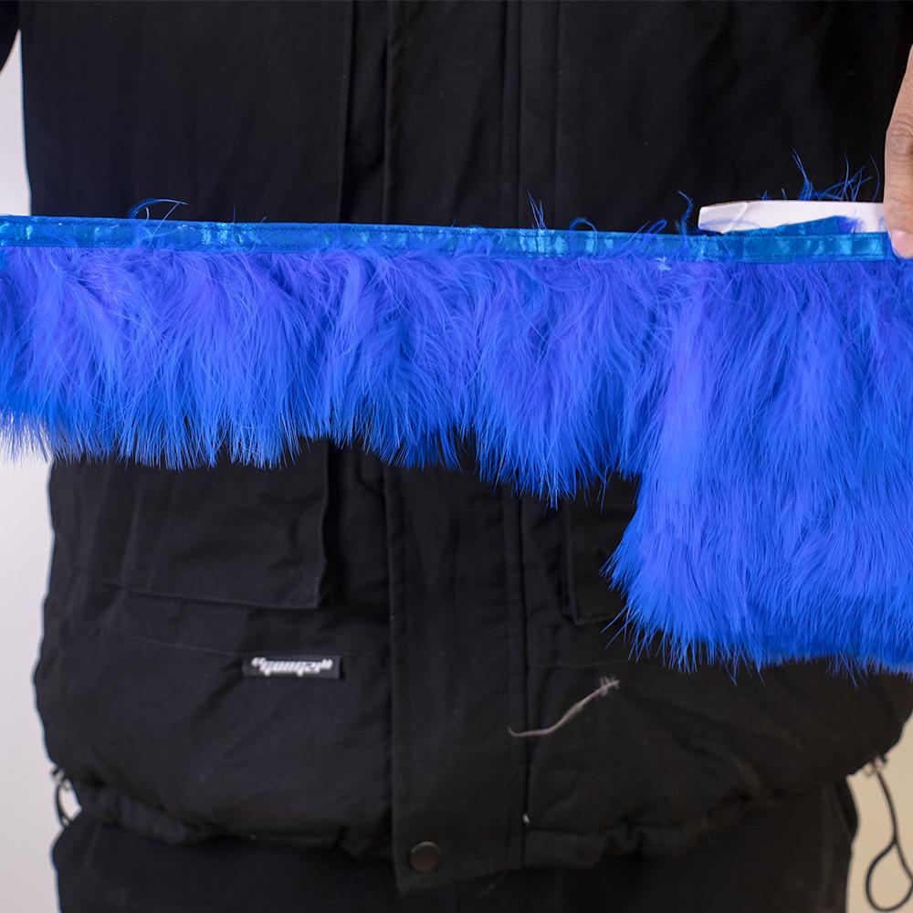 1Meter Fluffy Red Marabou Feather Trim Turkey Feathers For Crafts Ribbon Width 6-8" Turkey Plumes Fringe Diy Wedding Decoration