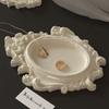Silicone Crafting Mold With Detailed Renaissances Floral Pattern For Creating Decorative Tray Multipurpose Organizers