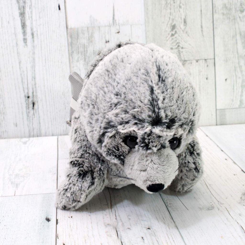 Takeoff Little Sack Zoo Spotted Seal Plush Toy