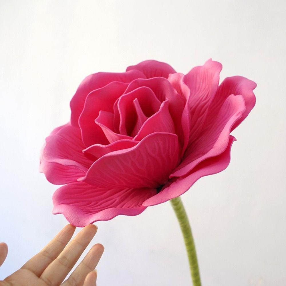 40cm Giant Artificial Flower Outdoor Large Foam Rose New Simulated Rose Head