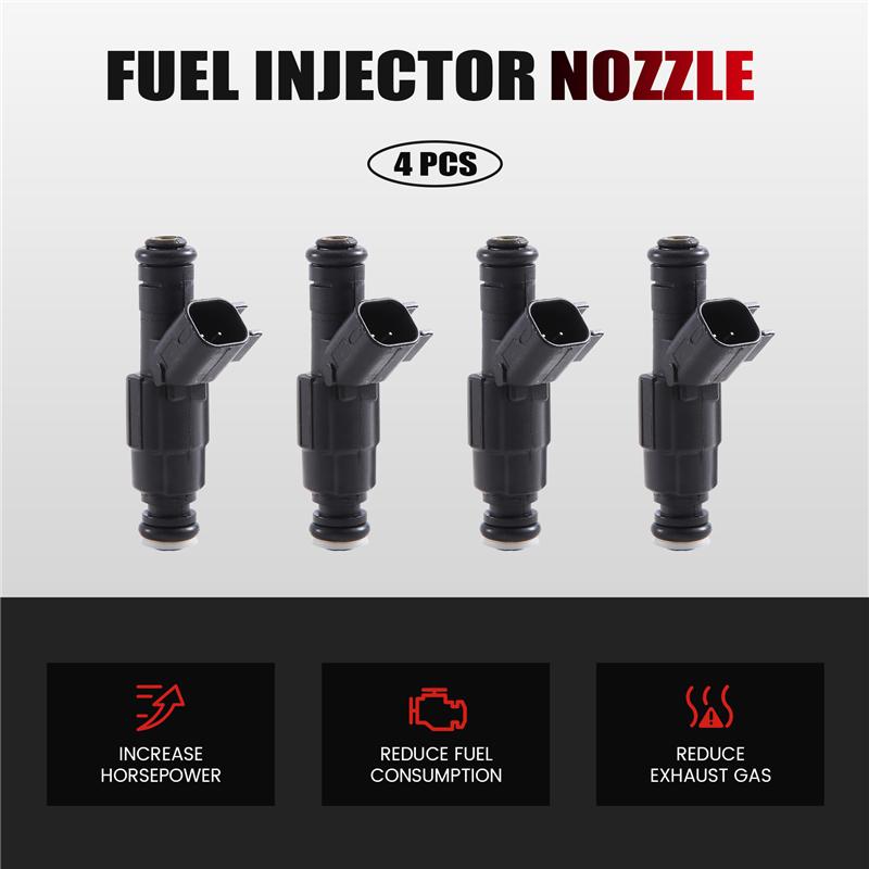 Durable-Set Of 4 Fuel Injectors 0280156154 For Ford Focus Fiesta Mondeo Mazda Volvo