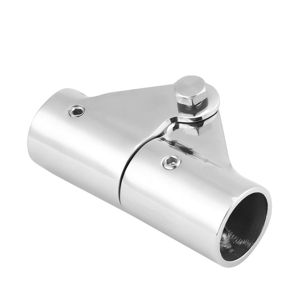 Stainless Steel Folding   Connector Boat Rail Tube Pipe Fittings for Marine Yacht(22MM)