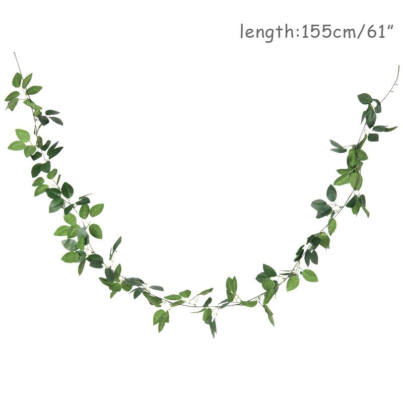 Wedding Decoration Artificial Fake Leaves Vines Eucalyptus Garlands Wall Hanging Plant Ivy Birthday Party Wedding Table Decor