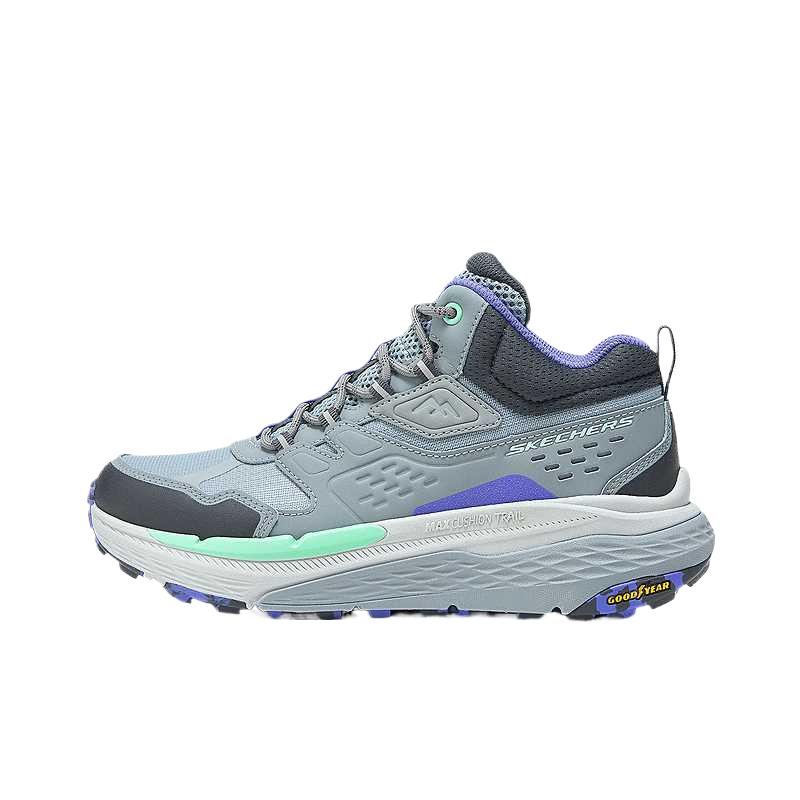 Skechers Serie Go Moda Cómodo Versátil Simple Zapatillas Bajas para Correr Mujer zapatilla Gris Morado 129168C-GYLV