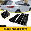 6pcs Mirror Effect Car Door Middle Column Window Center BC Pillar Post Cover Fit for Honda BR-V DG3 2022-2024
