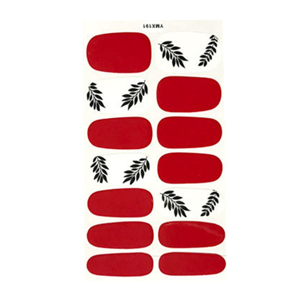 Art Stickers Full Cover Wraps Decorations DIY Manicure Stickers Set