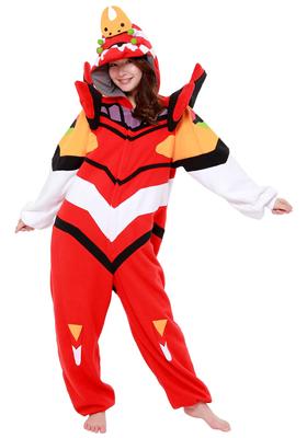 SAZAC Charakter Fleece Kigurumi Evangelion Einheit 2
