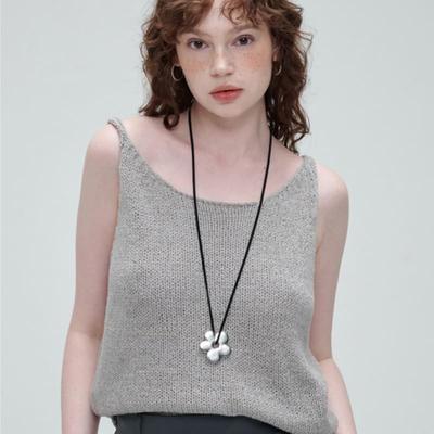 Collier Fleur en Métal NOISCHE _ ARGENT