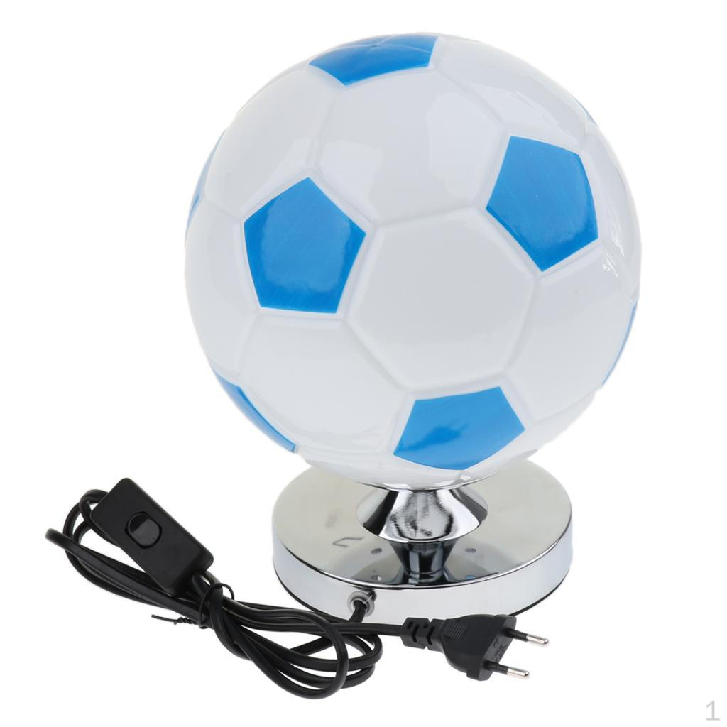 Creative Football LED Desk Table Lamp Bedroom Decoration 220V EU Plug