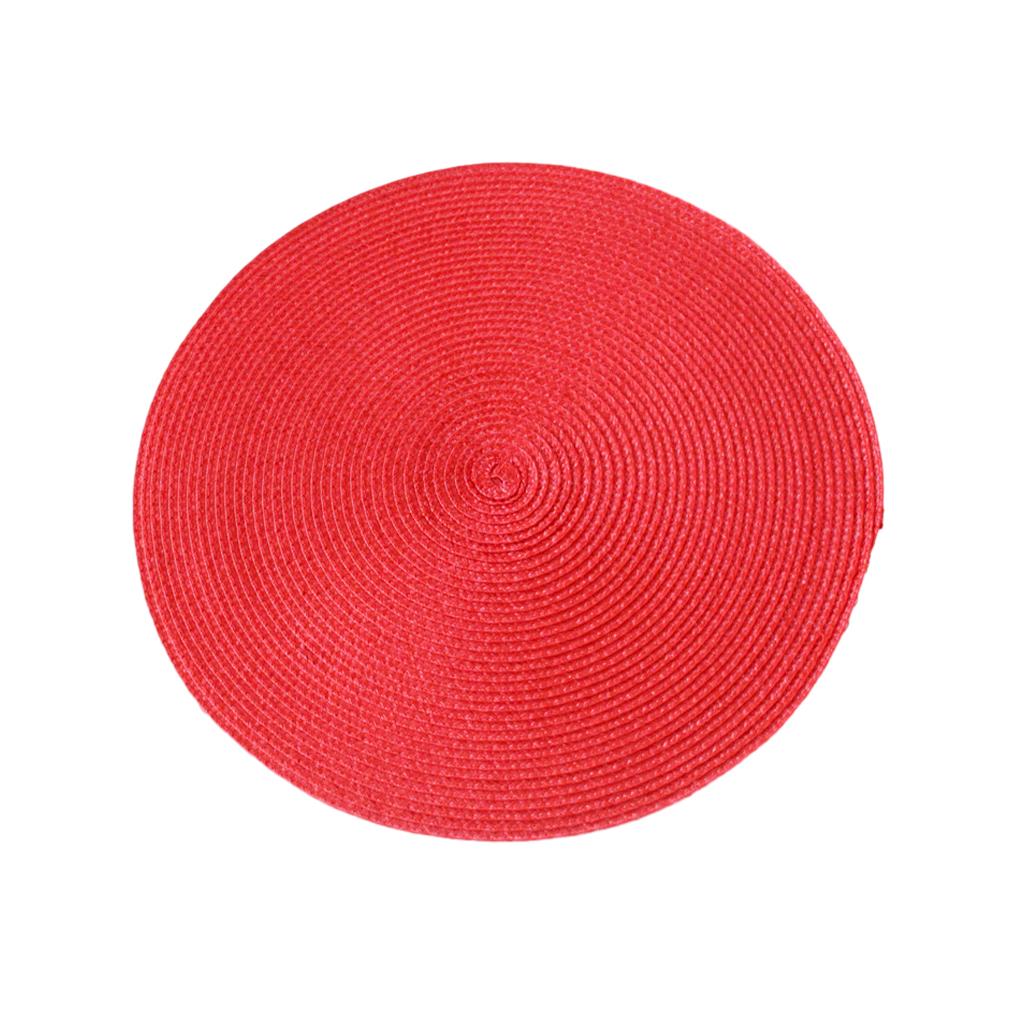 

Круглые салфетки под приборы EIOLWJIEO Функциональное и модное дополнение к обеденной зоне Прочные и долговечные салфетки под приборы из полипропилена, оранжевые