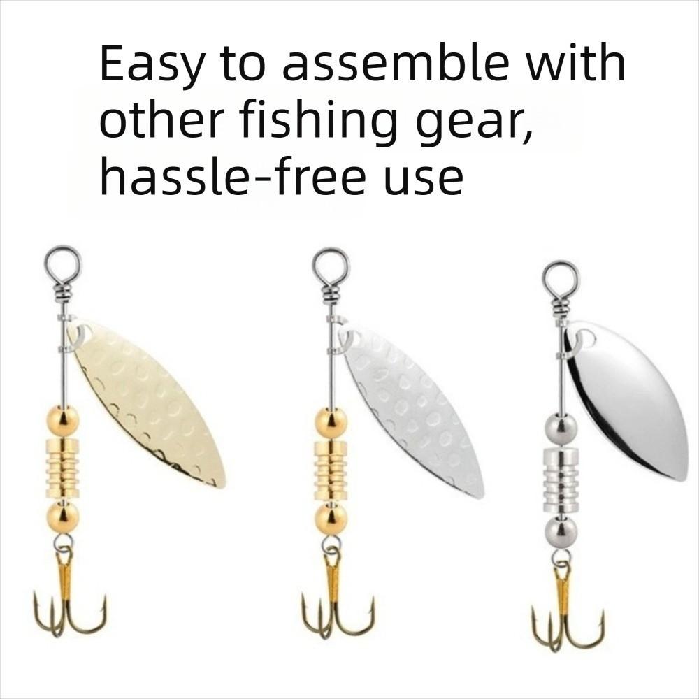 100 PCS Copper Material Fishing Clevis Irregular U-shaped Lure Making Accessories  Fishing Tackle