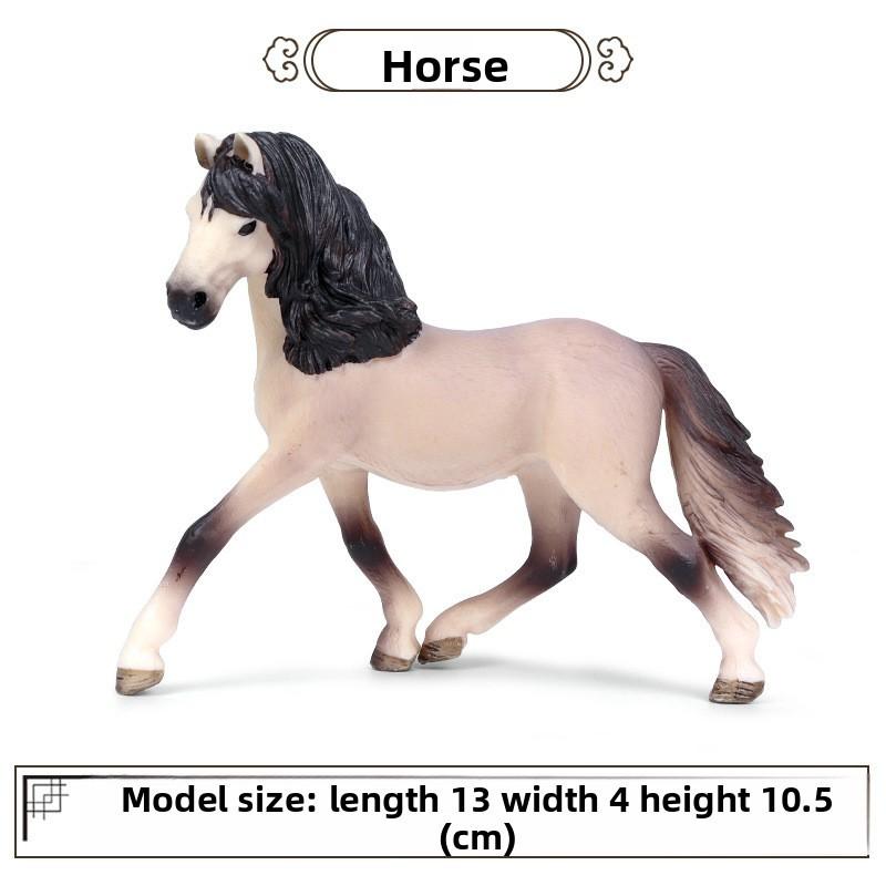 Wild Animal Model Kids Educational Toy Plastic Horse Figurine For Children Play