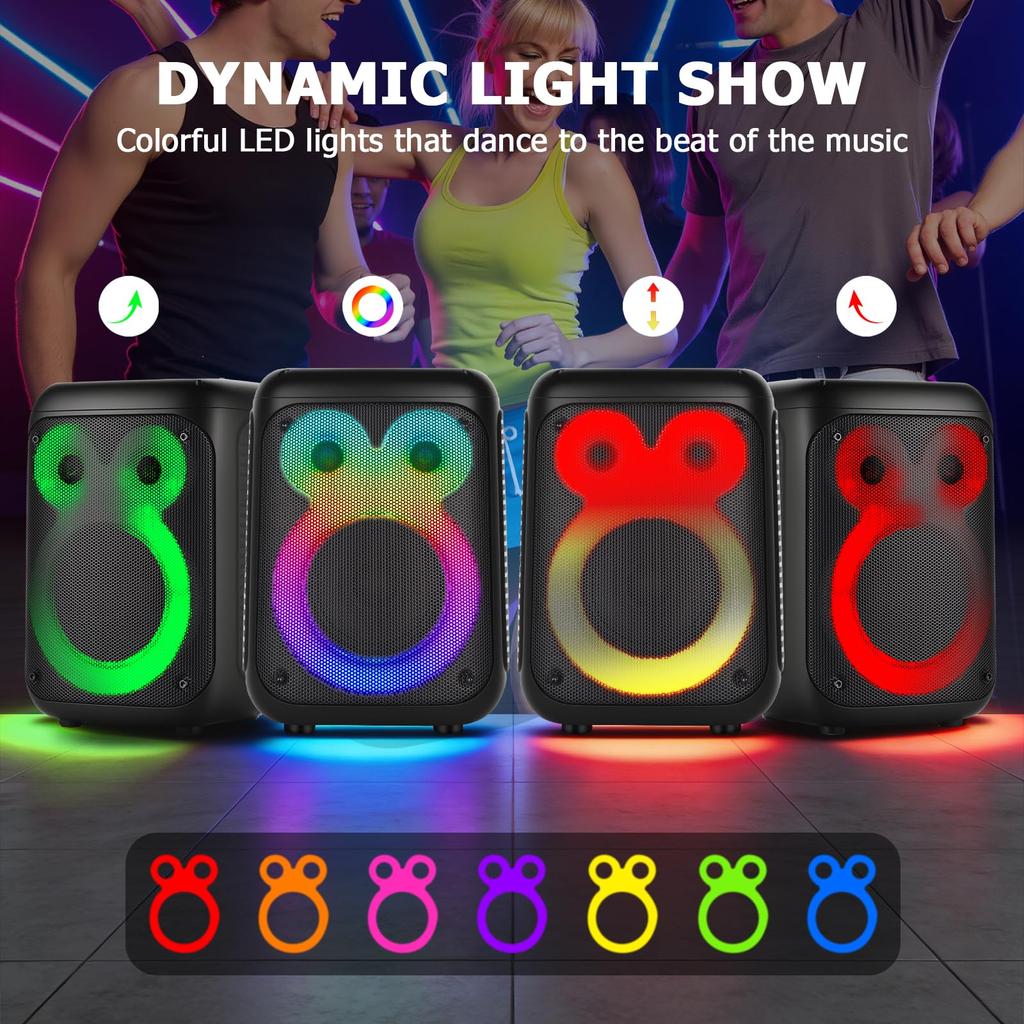 Portable Bluetooth Speaker, 30W Loud Wireless Speaker, Small Party Speaker For Home