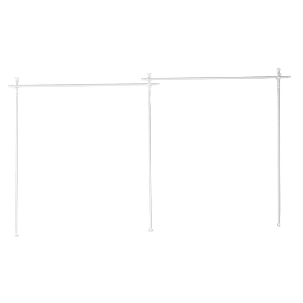 Závěsná tyč pro dělicí stěnu z uhlíkové oceli, nastavitelná, pro dělení místnosti, od podlahy ke stropu, napínací tyč pro prostor