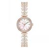 Zeemeermin Armband Horloge Dameshorloge Fritillary Wijzerplaat Met Diamanten Vol Met Diamanten Niche Licht Luxe Waterdicht Horloge