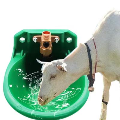 Sheep Automatic Water Dispenser Goat Copper/plastic Valve Water Bowl Sheep Drinking Bowl Fittings Pig Water Farm Animal Supplies