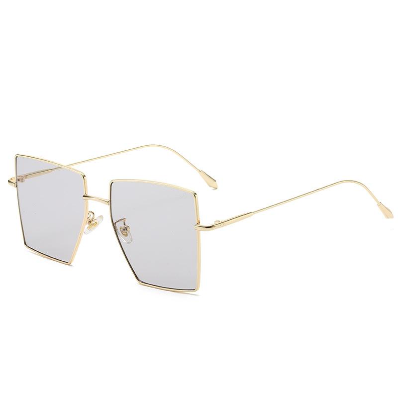 JYL Sunglasses Square Cross Border Uv Protection Metal Ocean Gradient 1939 A-18377