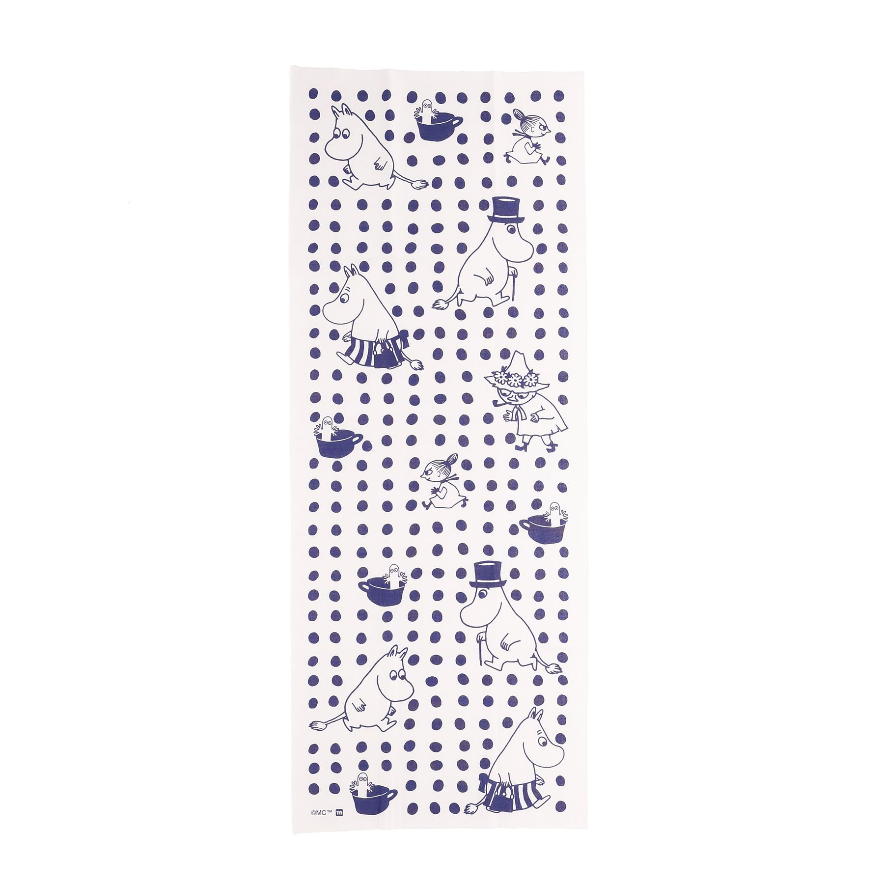 

Marushin Tenugui Moomin Indigo Dot Made in Oka 1425034500 (Tenugui) Pattern, Japan, Fabric,