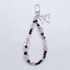 Stylish Phone Strap Trendy Phone Charm Portable Beaded Phone Chain Alloy Material Beads Phone Pendant for Girl and Women