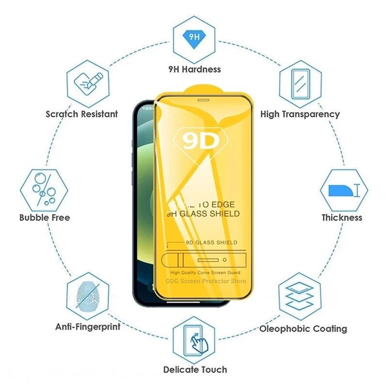 Oppo Reno8 Tempered Film: Full-Screen Protector Compatible with Reno 8 Lite, Reno6/7, Reno 5.