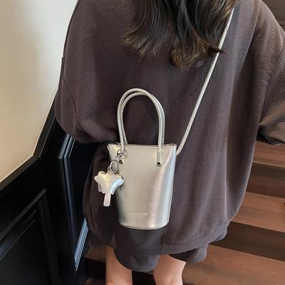 Sommer neue Bucket Bag Damen Retro kleine Tasche Schulter Umhängetasche Damen vielseitige Achseltasche