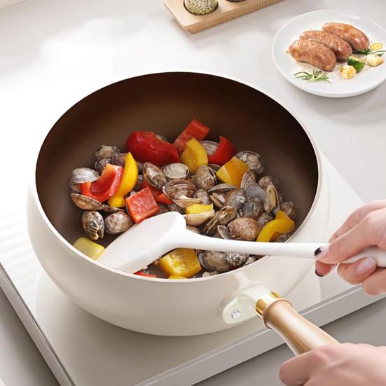Traditional Belly Wok Non-Stick Thick Bottom Frying Pan Even Heating Iron