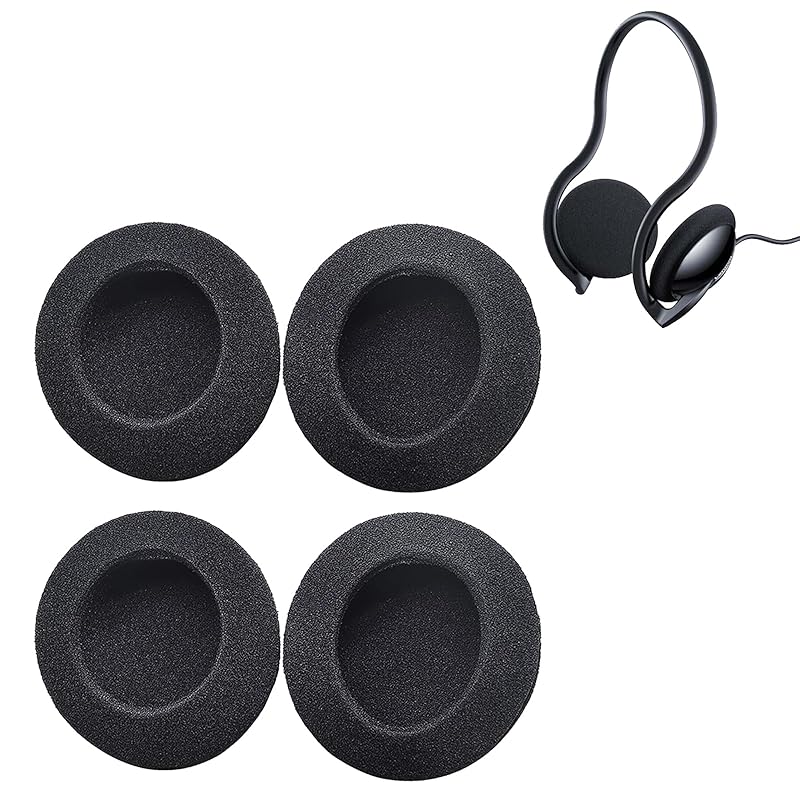 

headphone for replacement ear pads diameter 50mm High elasticity durability headset sponge Made of sponge 2 sets