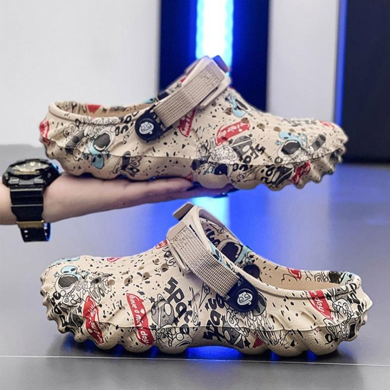 Fashion Plus Size Unisex Slippers 2025 New Soft Soled Men's Slippers Outdoor Thick Soled Wear-resistant Beach Casual Wedges Sandals36-47