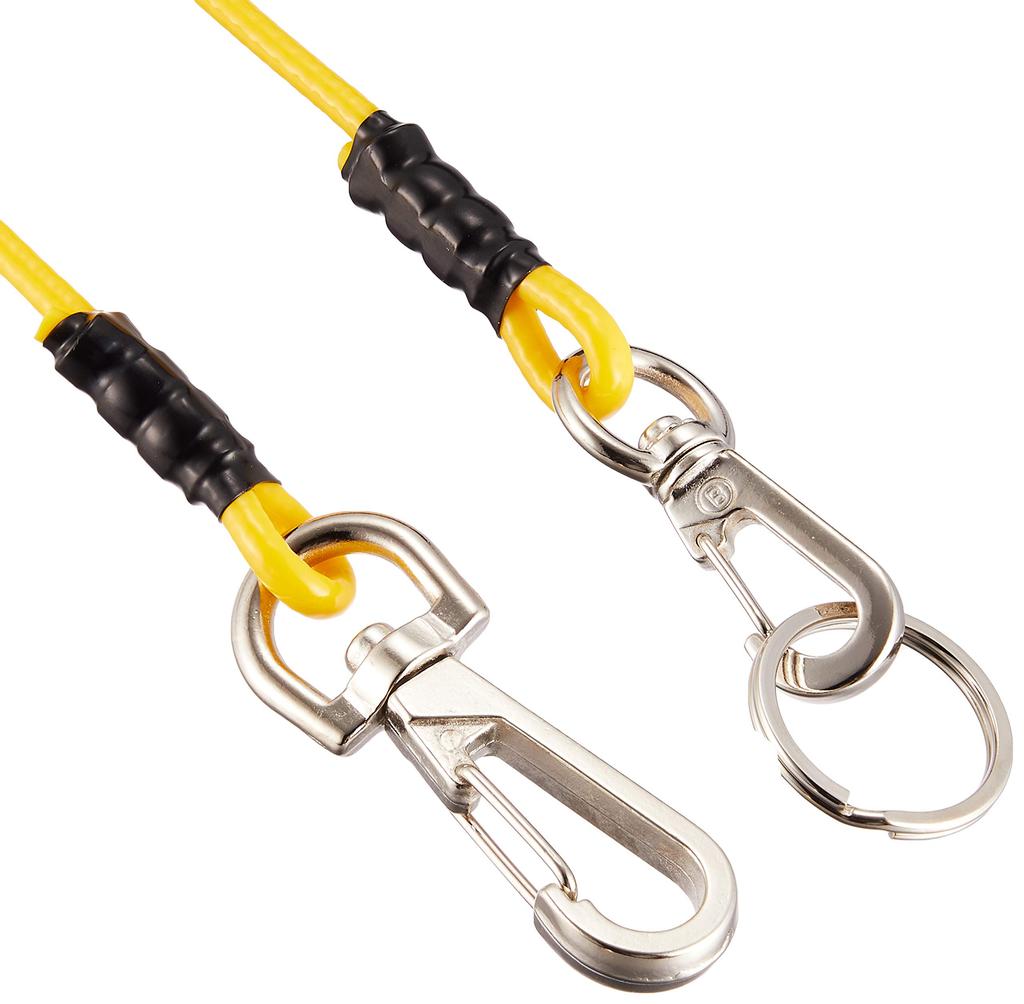 Tajima Safety Rope Yellow Installation Tool Weight 1kg Coil Shape with Nylon Core Rope Length 1,600mm AZ-ROPY