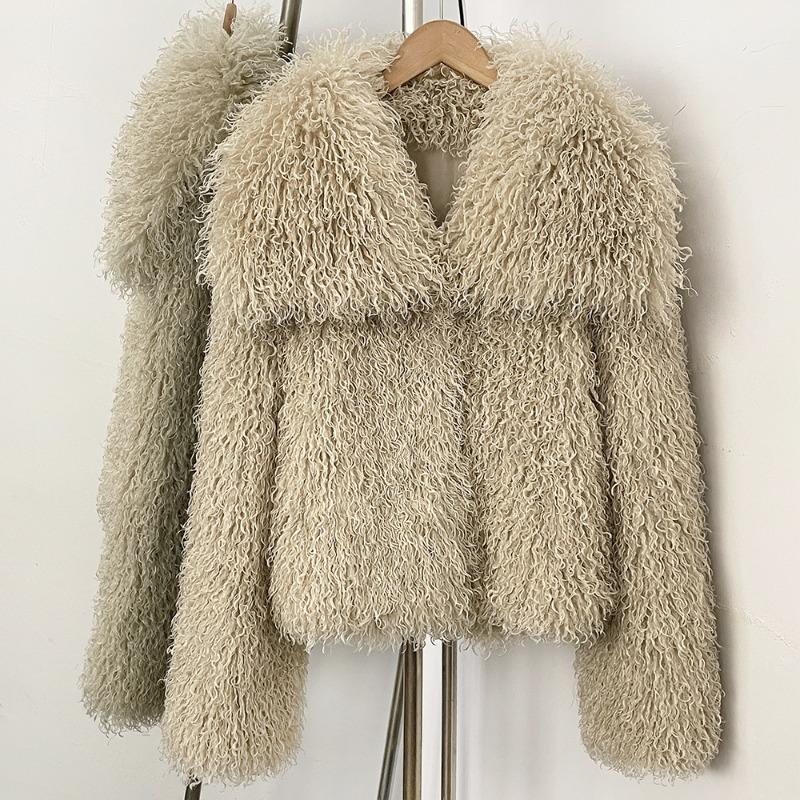 Short Imitation Fur Coat Women's Thickened Warm and Environmentally Friendly Fur Coat