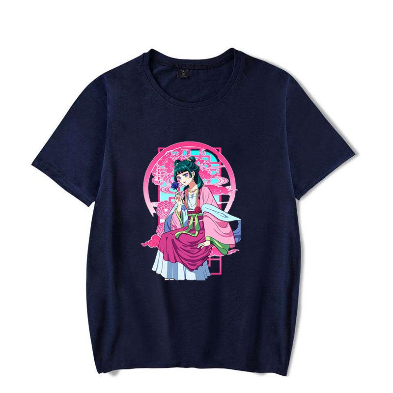 Hot Anime The Apothecary Diaries Maomao Print T-shirt Cool Summer Casual Loose T Shirt Women Men Harajuku Short Sleeve Tops