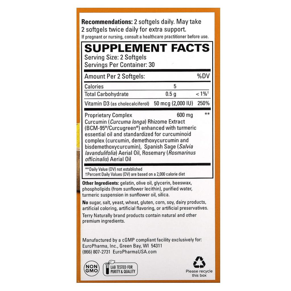 Curamed, Brain, 60 Softgels