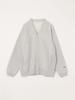 Ships Any Cardigan Custom Reverse Weave Cardigan 712480003 Light Gray S Men's V-Neck Men's