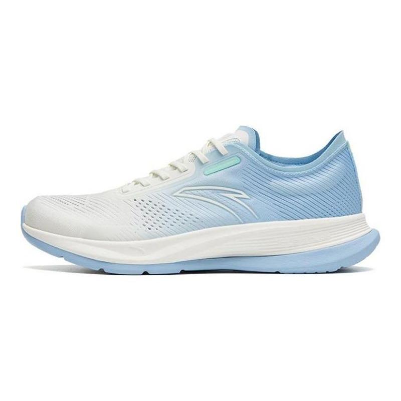 Anta Men Hydrogen Run 5 Low-Top Running Shoes White Blue 112325540-7 40.5