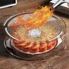 Stackable Food Insulation Cover Splash Dust Proof Microwave Oven Cover Transparent High-temperature Resistant Bowl Cover