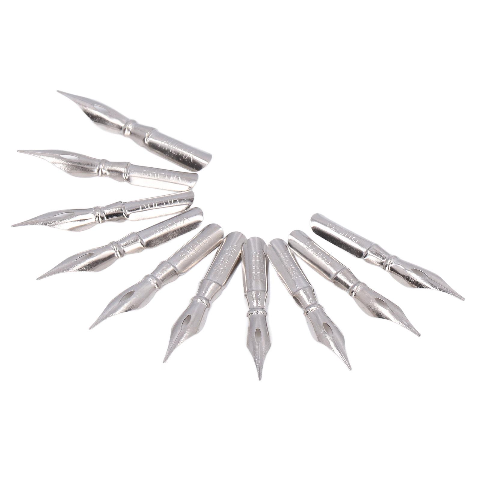 

10 шт. перьев для каллиграфии, удобные для письма, хорошие характеристики, легкие художественные инструменты B10