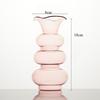 Creative Glass Vase Premium Ball Shaped Bubble Vase Living Room Decoration Rose Lily Glass Vase Home Desktop Flower Bottle Decor